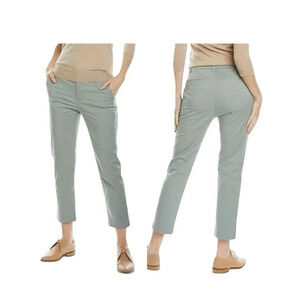 Vince Creased Chino Khaki Pants Sz 26 Gray Steel Slash Pockets Flaw